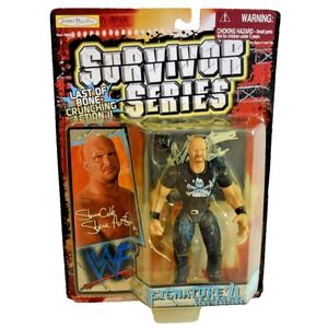 WWF Survivor Series 1999 Stone Cold Steve Austin Action Figure New Sealed